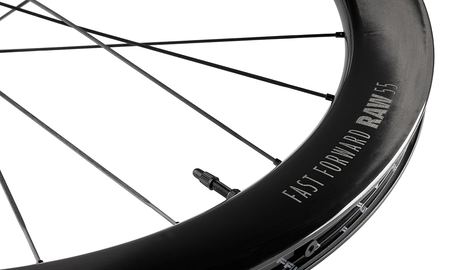 Komplet kół RAW GLOSSY SET FCC (55MM) 21H/21H FFWD/CERAMICSPEED 2:1 DBCL 12MM TA