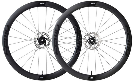 Komplet kół TYRO II (45MM) SP 24H/24H UD BLACK 1:1 DISC BRAKE (opona)