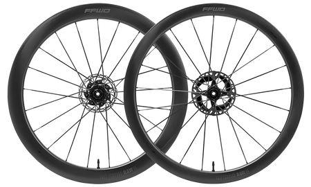 Komplet kół RAW MATT 44/55 COMBO 21H/21H FFWD/CERAMICSPEED 2:1 DBCL 12MM TA