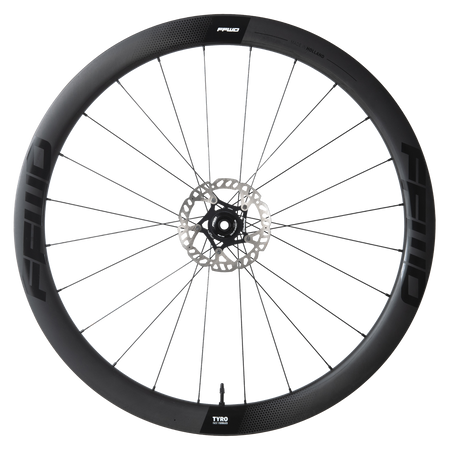 Komplet kół TYRO II (45MM) SP 24H/24H UD BLACK 1:1 DISC BRAKE (opona)