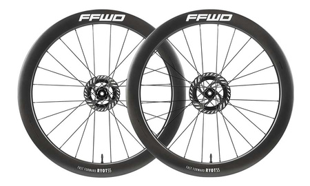 Komplet kół RYOT55 SET FCC (55MM) WHT SP 24H/24H FFWD N/GAGE 2:1 12MM TA (opona)