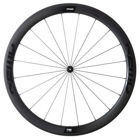 Komplet kół TYRO II (45MM) SP 24H/24H UD BLACK 1:1 RIM BRAKE TUBULAR  (szytka)