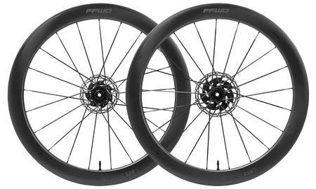 Komplet kół RAW MATT SET FCC (55MM) 21H/21H FFWD/CERAMICSPEED 2:1 DBCL 12MM TA